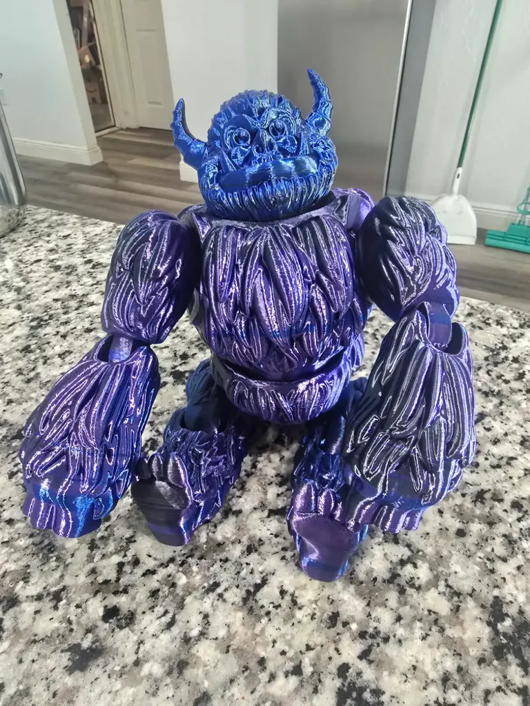 Articulated YETI 1ft Tall and 7 in wide (White)